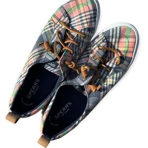 Sperry plaid sneakers